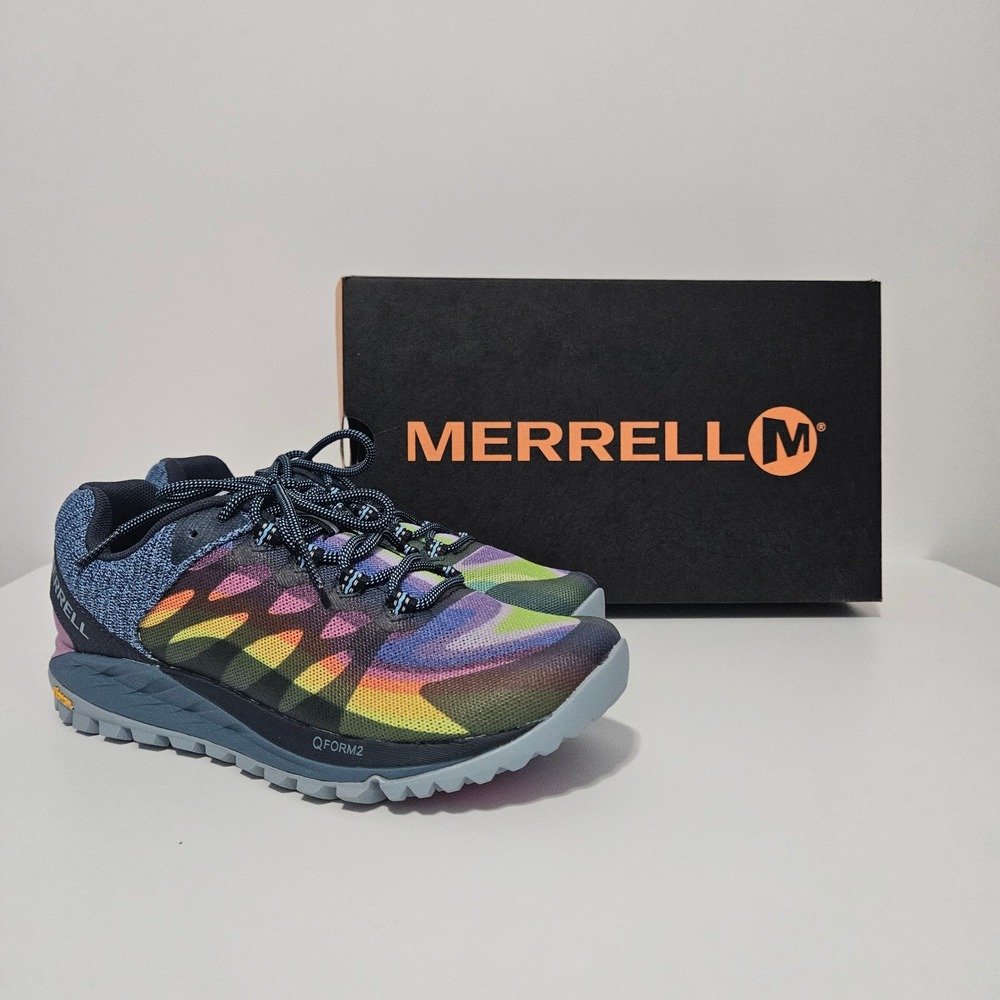 Merrell Antora 2 Rainbow Trail Running Shoes Womens 6.5 J135430 Hiking Sneakers